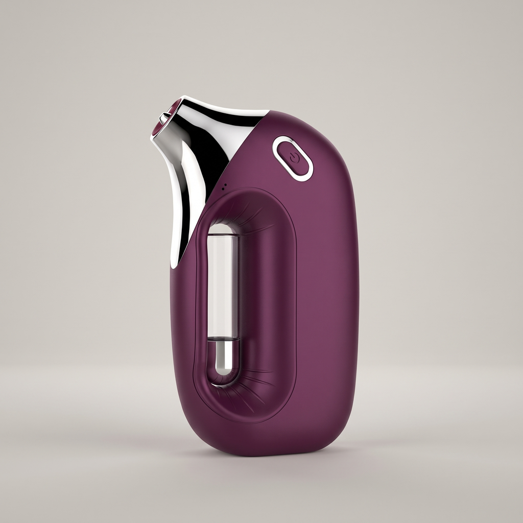 HydraZen nano fine-mist facial sprayer in wine-purple