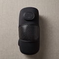 KneeZen matte black knee massager with closed diamond panel and control pod