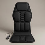 ChairZen black quilted vibration massage seat cushion
