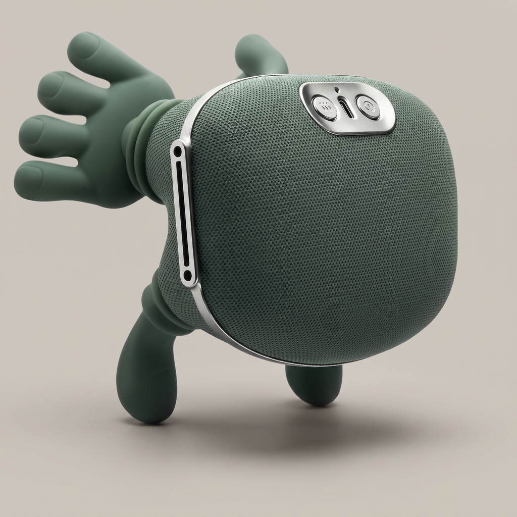 NeckZen sage green 4D neck and shoulder massager with oval control panel