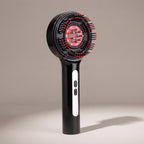 RelaxZen vibrating scalp massager comb in black