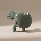 NeckZen 4D bionic neck and shoulder massager, sage green, product view