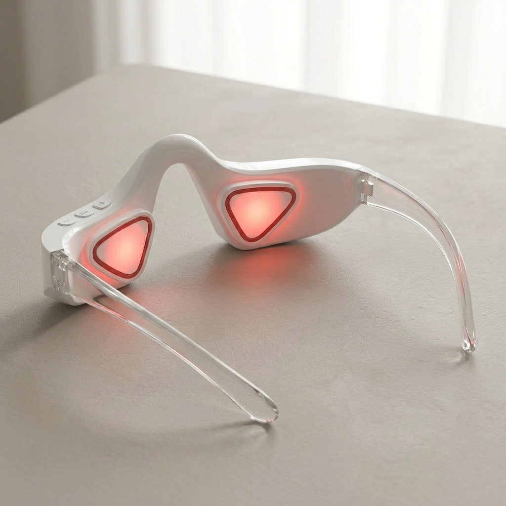 LumiZen white under-eye device with red triangular light pads