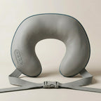 WrapZen heated shoulder and neck wrap massager, gray with adjustable straps