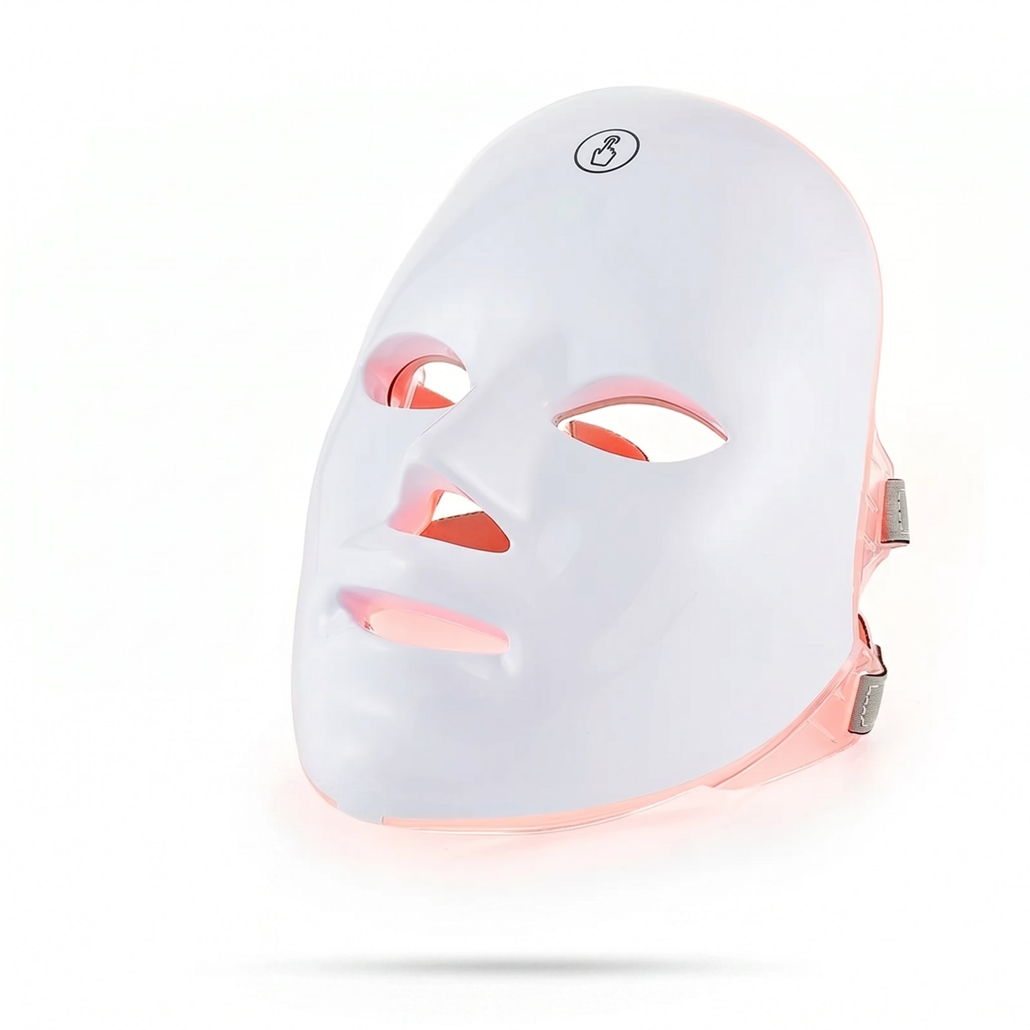 GlowZen wireless LED facial mask shown on a plain white background