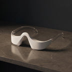 LumiZen eye device on dark stone in calm evening light