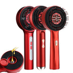 RelaxZen red light scalp comb three-angle product view on white background
