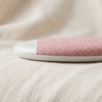 Side macro profile of SnoozeZen speaker showing ultra-thin form factor